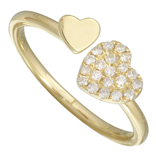 Open Hearts Stack Ring.