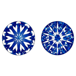 1.07 Carat Round Brilliant Super Ideal Lab Grown Diamond, Certified D-VS1-3EX-10 H&A.