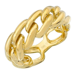Gold Link Ring.