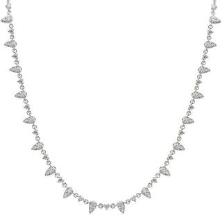 Tennis Diamond Chain Necklace.