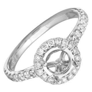 Halo Engagement Setting Ring.