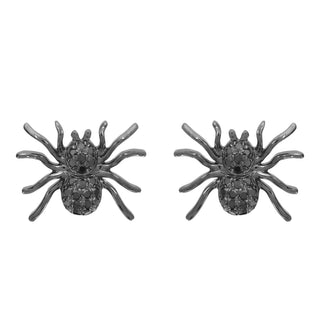 Black Diamond Spider Earrings.