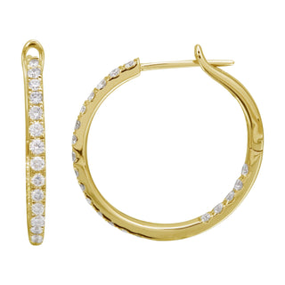 Big Lab Diamond Hoops.