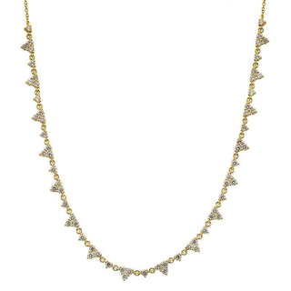 Spike Strand Diamond Necklace.