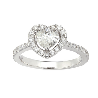 Heart Engagement Ring.