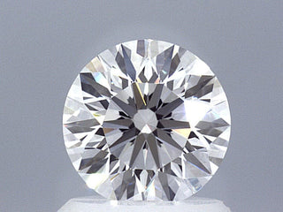1.12 Carat Round Brilliant Super Ideal Lab Grown Diamond, Certified D-VS1-3EX-10 H&A.