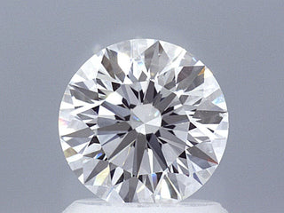 1.31 Carat Round Brilliant Super Ideal Lab Grown Diamond, Certified D-VS2-3EX-10 H&A.