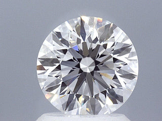 1.59 Carat Round Brilliant Super Ideal Lab Grown Diamond, Certified D-VS1-3EX-10 H&A.