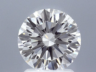 2 Carat Round Brilliant Super Ideal Lab Grown Diamond, Certified E-VS1-3EX-10 H&A.