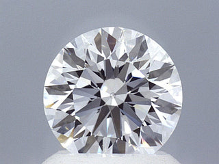 1.29 Carat Round Brilliant Super Ideal Lab Grown Diamond, Certified D-VS2-3EX-10 H&A.