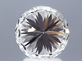 3.02 Carat Round Brilliant Super Ideal Lab Grown Diamond, Certified D-VVS2-3EX-10 H&A.