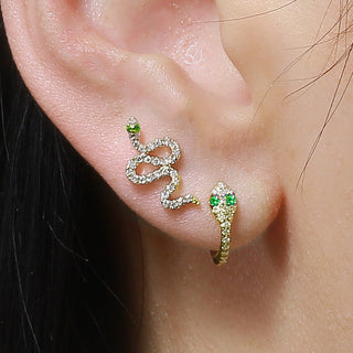 Snake Stud Earrings.
