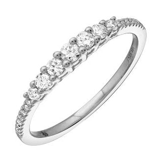 Diamond Arch Band Ring.