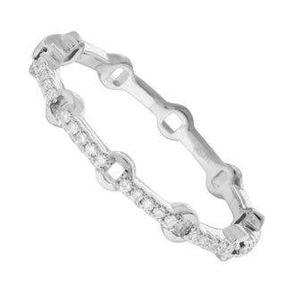Diamond Design Stack Ring.