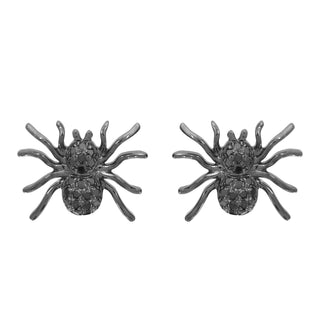 Black Diamond Spider Earrings.