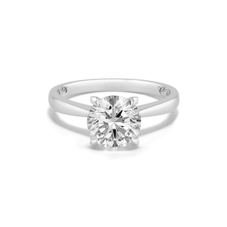 Round Solitaire Semi-Mount Ring.
