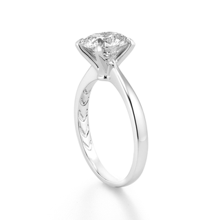 Round Solitaire Semi-Mount Ring.