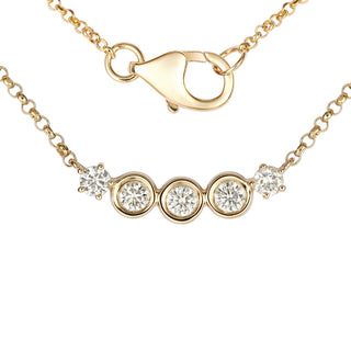 1/4 Carat Diamond Strand Necklace.