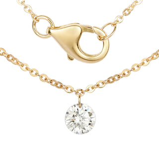 1/4 Carat Diamond Float Necklace.