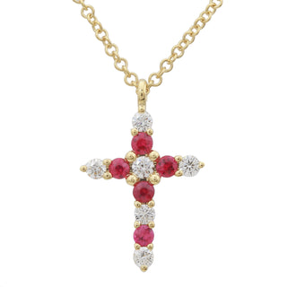 Ruby Diamond Cross.