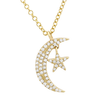 Moon & Star Necklace.