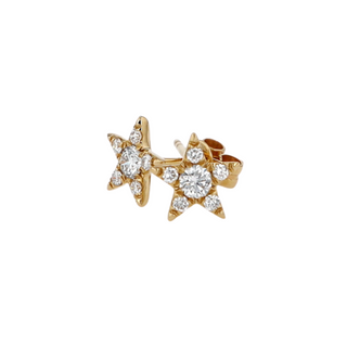 Diamond Star Earrings.