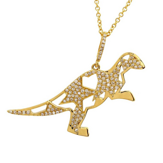 Dinosaur Pendant Necklace.