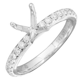 Solitaire Semi-Mount Ring.