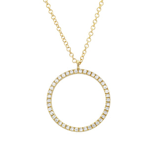 Open Circle Necklace.