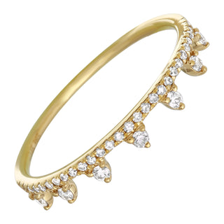Diamond Crown Ring.