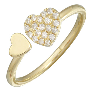 Open Hearts Stack Ring.