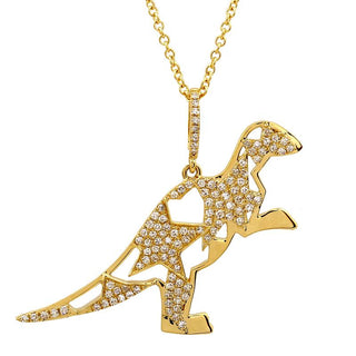 Dinosaur Pendant Necklace.