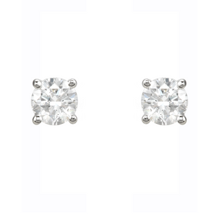 Diamond Stud Earrings 7/8 Carat.