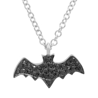 Diamond Bat Necklace.