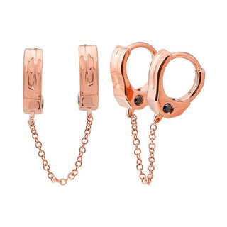 Double Handcuff Earrings.