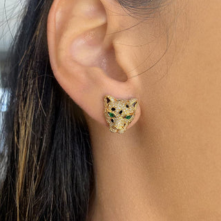 Panther Stud Earrings.