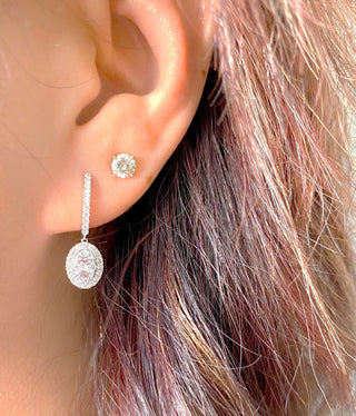 Diamond Stud Earrings 1/2 Carat.